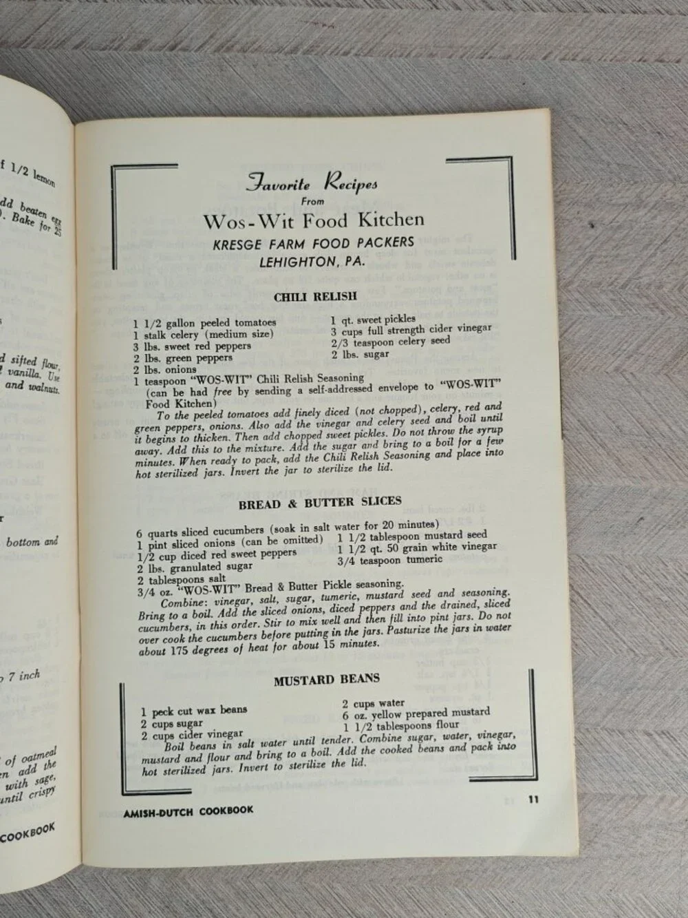 Amish Dutch Cookbook By Ruth Redcay 1964 Edition Paperback Recipes